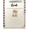 Bonvibes-giftshop Fleecedeken met naam | baby luipaard